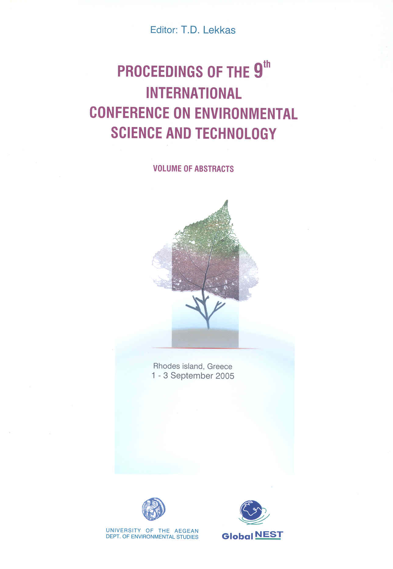 Proceedings cover, 2005